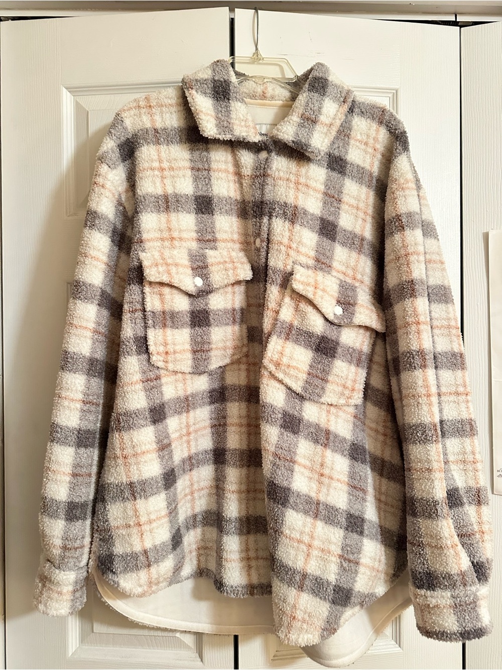 Abercrombie & Fitch Soft Plaid Shacket